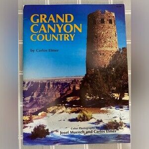 Vintage Grand Canyon Country by Carlos Elmer Color Photo
